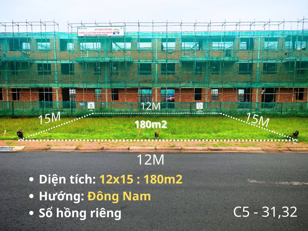 Bán đất 180m2 tại Nam Long II Central Lake, Cái Răng, Cần Thơ - Giá chỉ 7.7 tỷ VND
